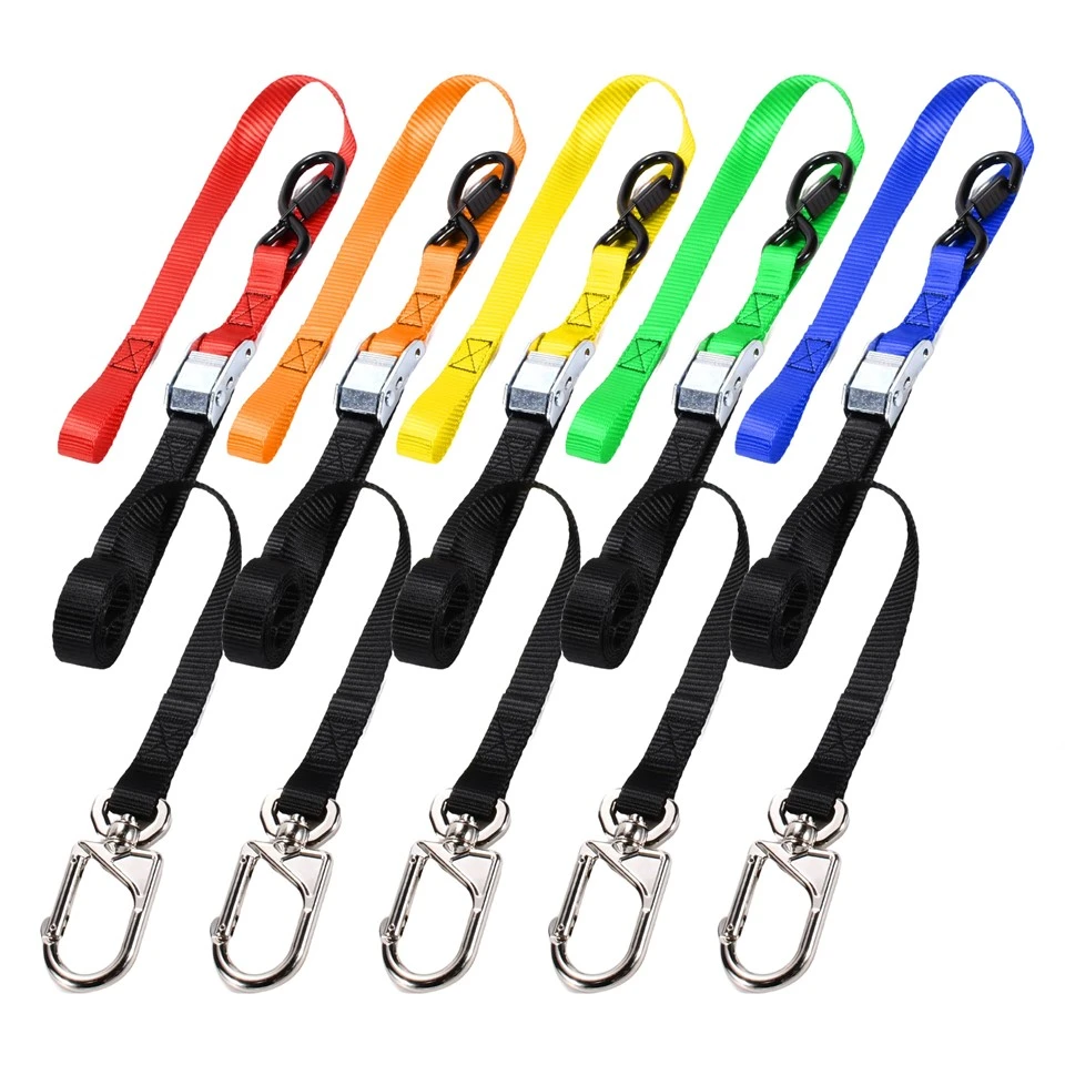 1 Pous Motosiklèt Mare Downs Ak Inivèsèl Swivel Mousqueton Hook