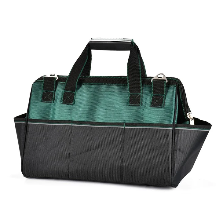 Wide Mouth Tool Bag, 1680D Waterproof W/Shoulder Strap