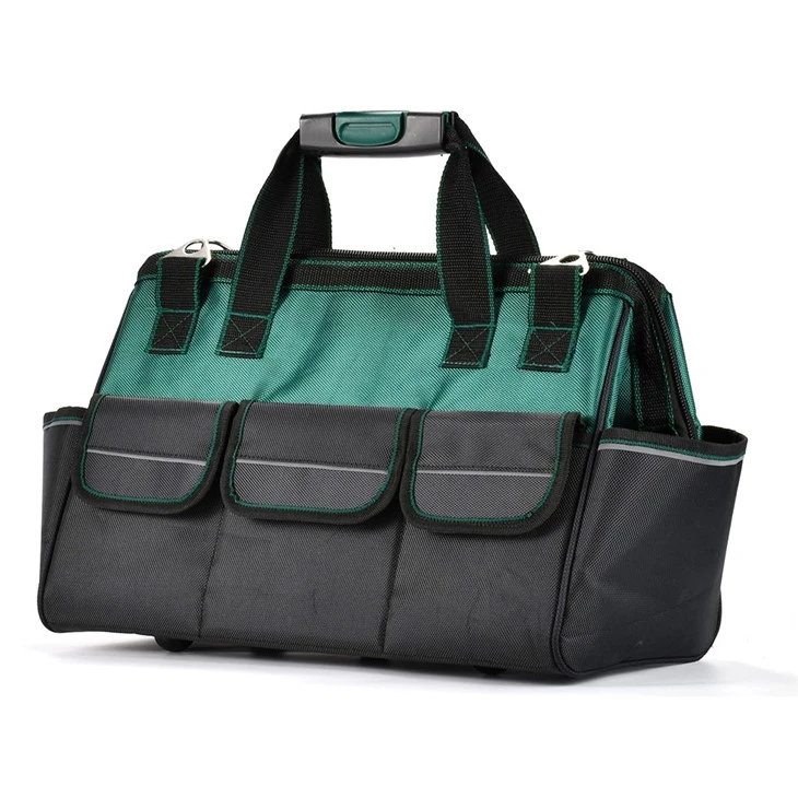 Wide Mouth Tool Bag, 1680D Waterproof W/Shoulder Strap